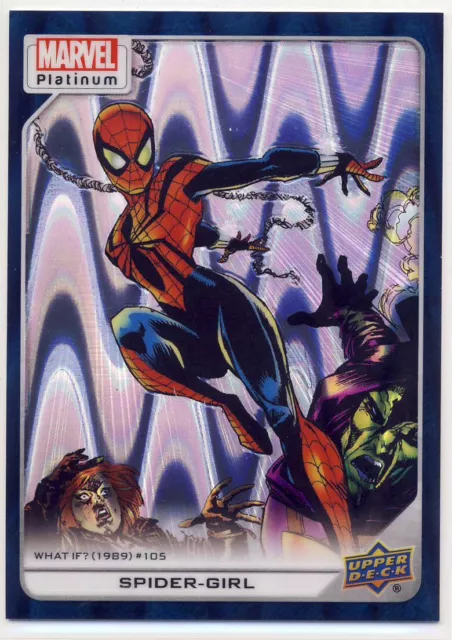 2023 Marvel Platinum Teal Wave 174 Spider-Girl 293/799