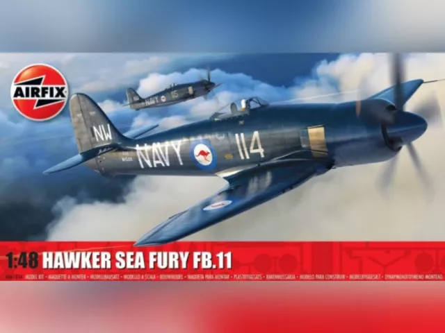 Hawker Sea Fury FB.11 - 1/48 - AIRFIX A06105A
