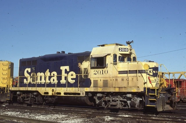ATSF SANTA FE 2010 Railroad Train Locomotive CHICAGO IL 1986 Photo ...