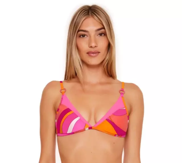 NWT Trina Turk Vivid Vista Layered Bralette Bikini Top MSRP 98.00