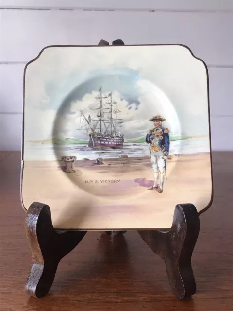 Royal Doulton Historic England HMS Victory Lord Nelson Side Plate Aus Design