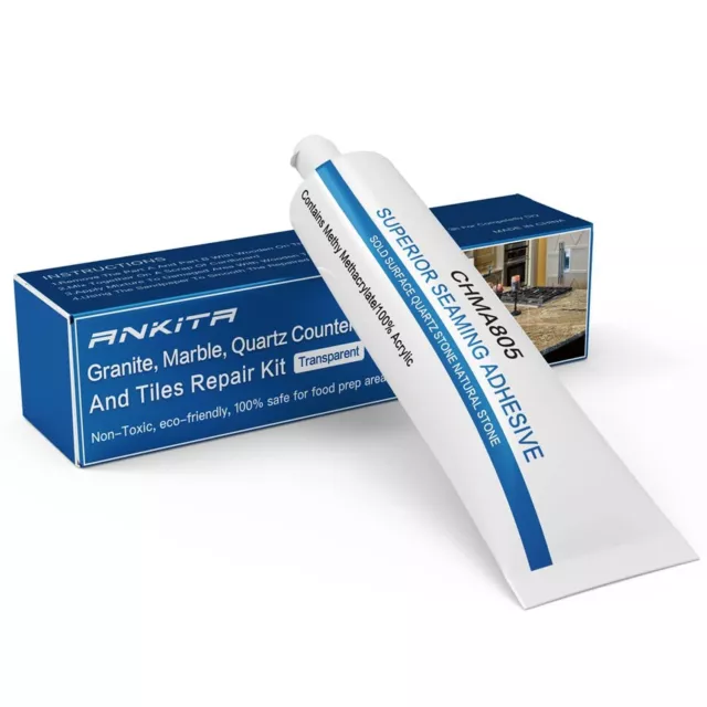 Quartz Countertop Repair Kit, Granite and Marble Repair Kit - Fix Nicks, Chip...