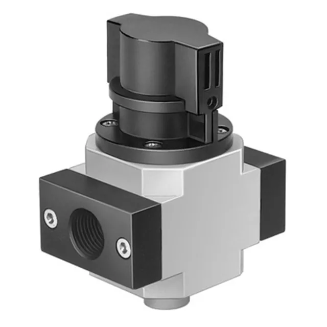 Festo He-3/8-D-Mini-Npt Shut Off Valve 173894 New #