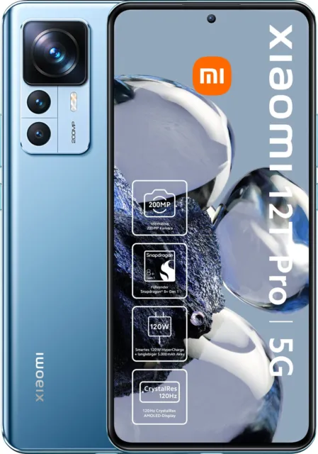 Xiaomi 12T Pro Dual Sim 8GB/256GB Blau, NEU Sonstige