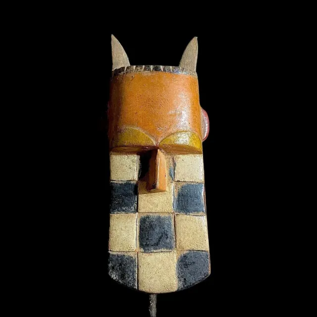 Masque de décoration pour la maison, antiquités, art tribal, visage...