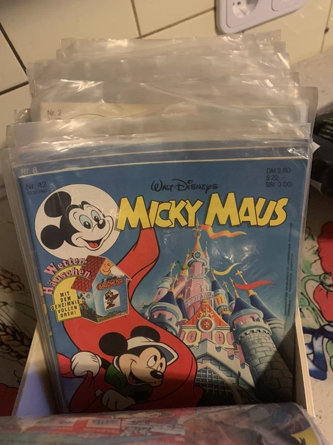 Micky Maus Hefte 70 Stück aus der 80er Mickey Mouse Comic,Sammler-Stücke