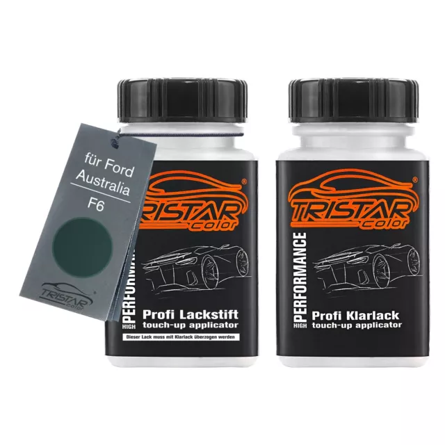 Autolack Lackstift für Ford Australia F6 Charcoal Green Perl Metallic 2 x 50ml