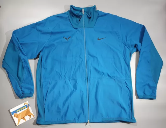 Nike Court Rafael Nadal French Open Tennis Men’s Zip Jacket Size XXL 2XL