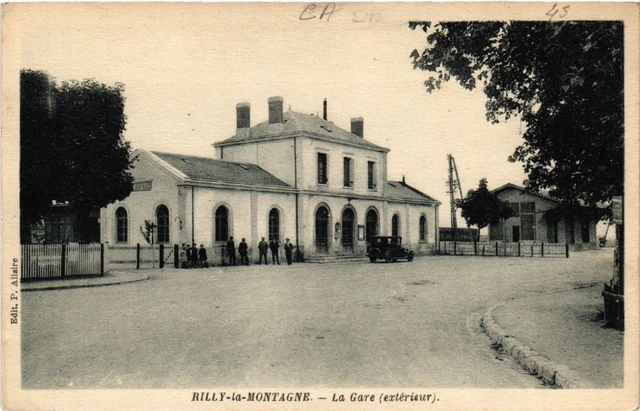 CPA AK RILLY-la-MONTAGNE La Gare (491788)