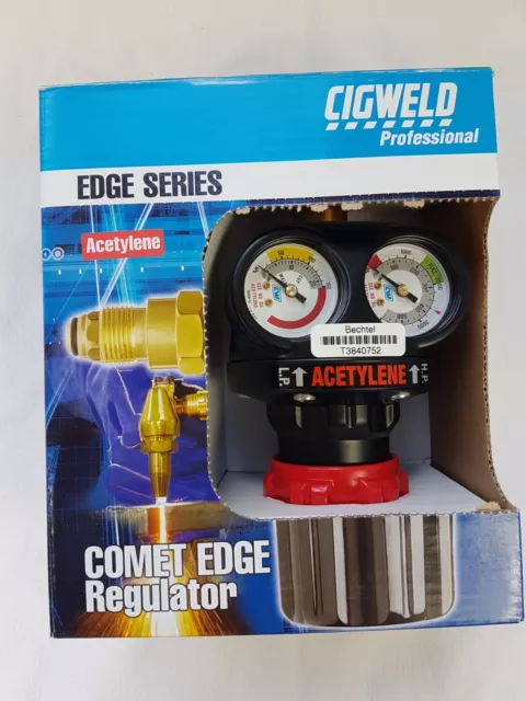 Cigweld Comet Edge Acetylene Regulator - Edge Series - Unused 3