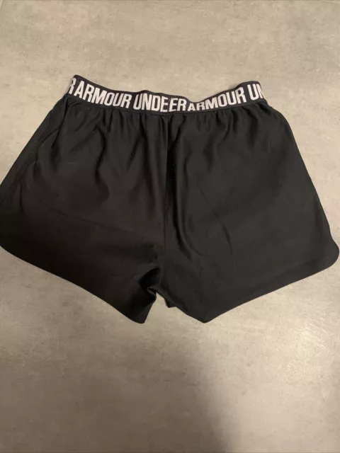 Under Armour Play Up Shorts 3 (schwarz White), S, Damen komfortable Sportshorts 2