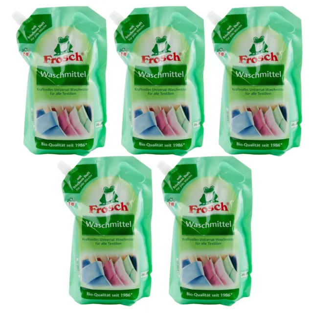 Frosch Universal Detergent 5 X 18WL - 60.9oz - 20° -60° - With Fresh Scent