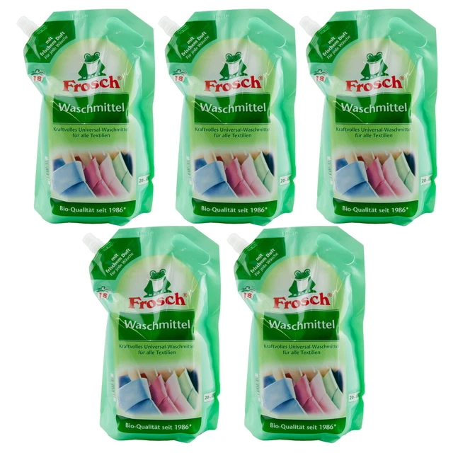 Frosch Universal Detergent 5 X 18WL - 60.9oz - 20° -60° - With Fresh Scent