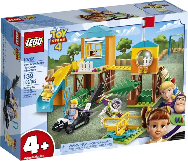 Lego Disney 10768 Toy Story 4 BUZZ & BO PEEP'S PLAYGROUND ADVENTURE New Sealed