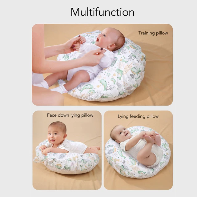 Baby Slope Pillow Waschbares Weiches Neugeborenen-Schlafkissen Mit Abnehmba(01