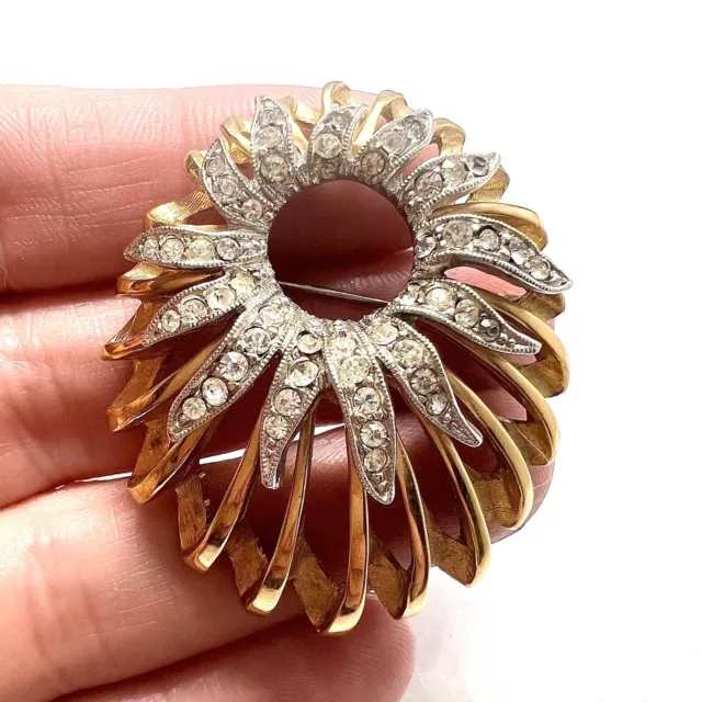 Incredibly Rare Jean Schlumberger Pre-Tiffany’s Crystal Floral Costume Brooch