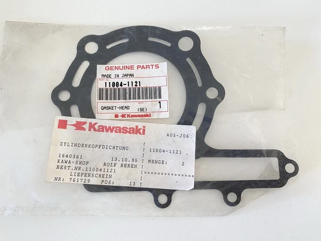 Guarnizione Testata Per Kawasaki Z650 B C Z750 GT750 P GPZ750 A Tinta Unita Trak - Foto 2
