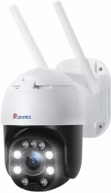 Ctronics 5X Zoom Optique Caméra de Surveillance WiFi Extérieure IP Caméra 1080P