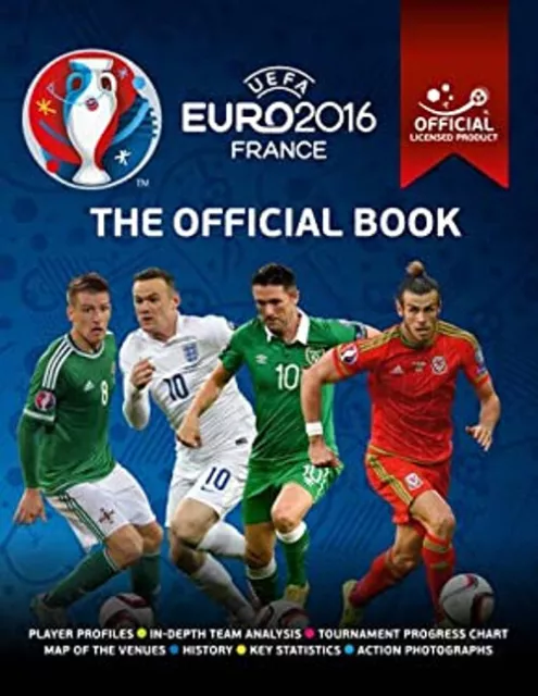 UEFA Euro 2016 France Officiel Livre de Poche Keir Radnedge