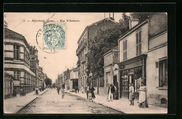CPA Alfortville, Rue Villeneuve