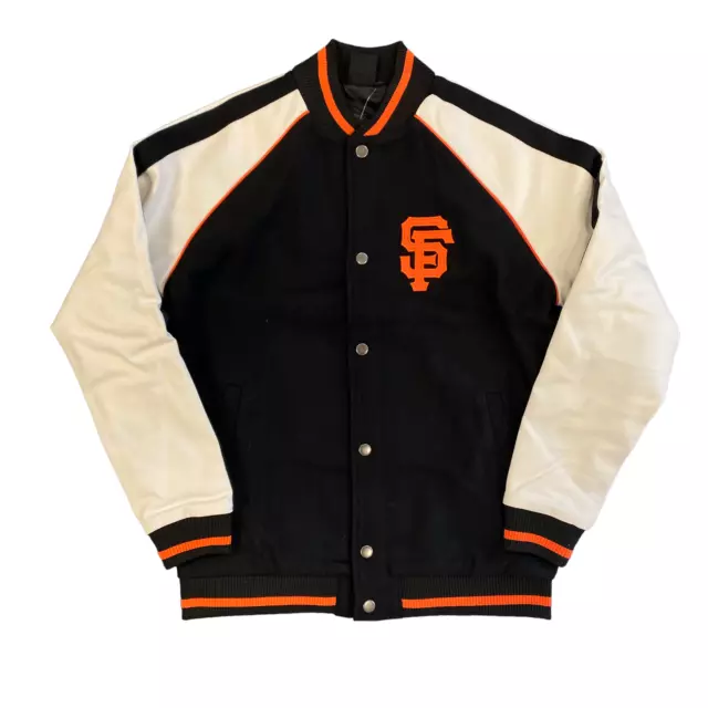 San Francisco Giants Jacket (Size XS) Men's MLB Majestic Letterman Jacket - New