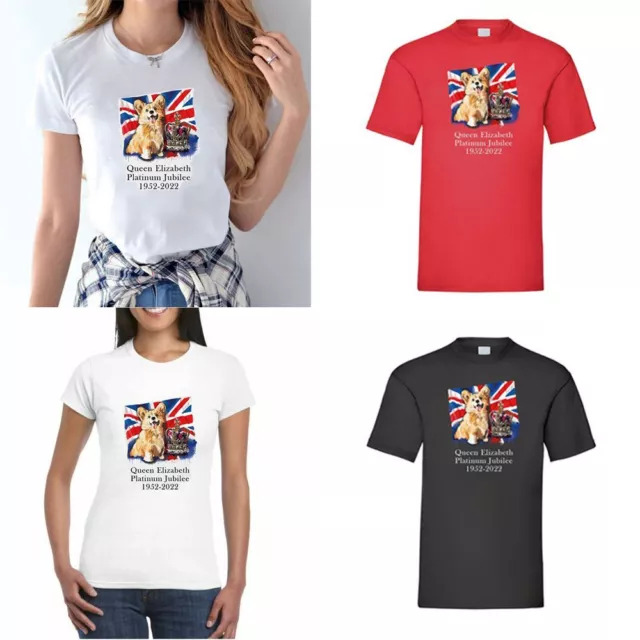bambini T-Shirt Jubilee Platino T-Shirt Union Queen Girocollo Regina Elisabetta