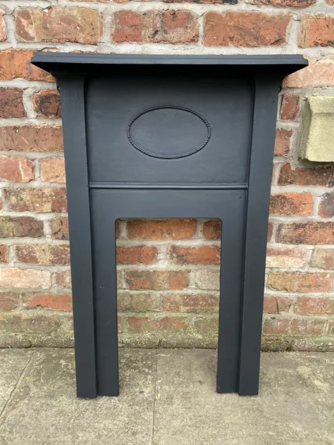 Restored Small Antique Cast Iron Fire Place Fireplace Flat2wall 5