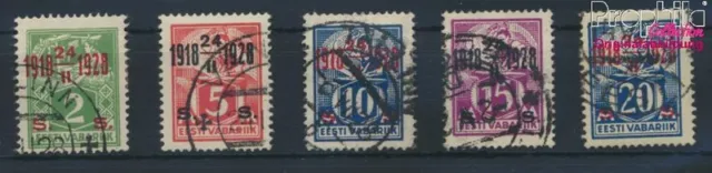 Briefmarken Estland 1928 Mi 68-72 (kompl.Ausg.) gestempelt(9266096