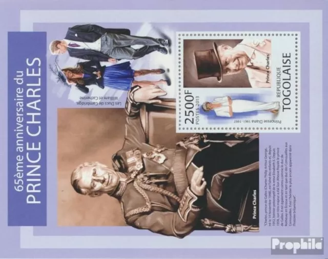 Briefmarken Togo  Mi Block 815 postfrisch Prominente