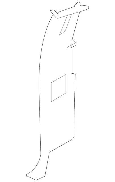 Genuine Ford Vintage Panel Trim 8C3Z25278D12CA