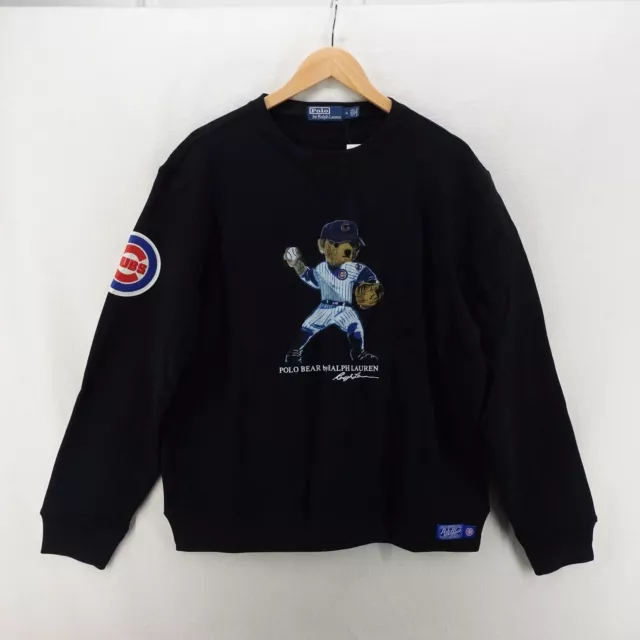 Polo Ralph Lauren Men's Slim Fit Cubs Bear Sweatshirt Black XL