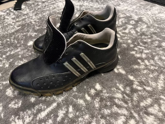 Adidas Golf Shoes Tour 360 Men Size 10.5 Traxion Powerband Chassis Black