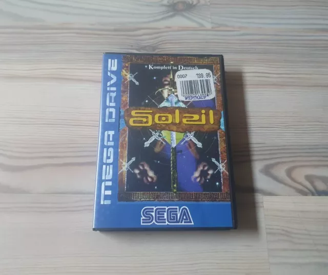 Sega Mega Drive Spiel Soleil Schön Retro Kult in OVP Sega's Antwort Auf ZELDA