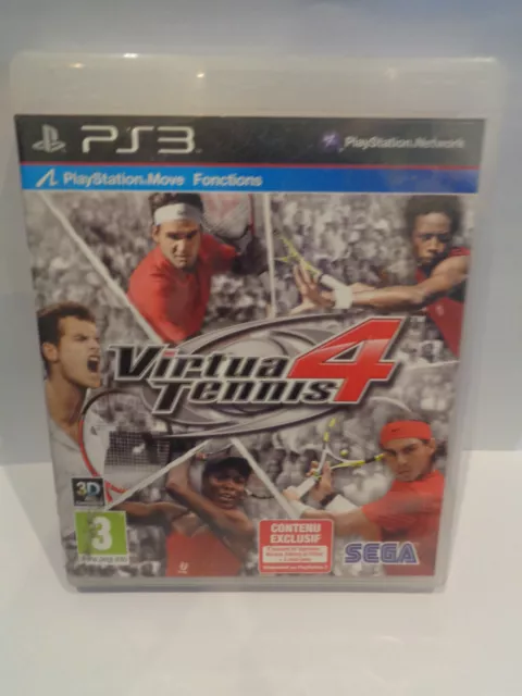 JEUX VIDEO - PS3 - Virtua Tennis 4 - notice