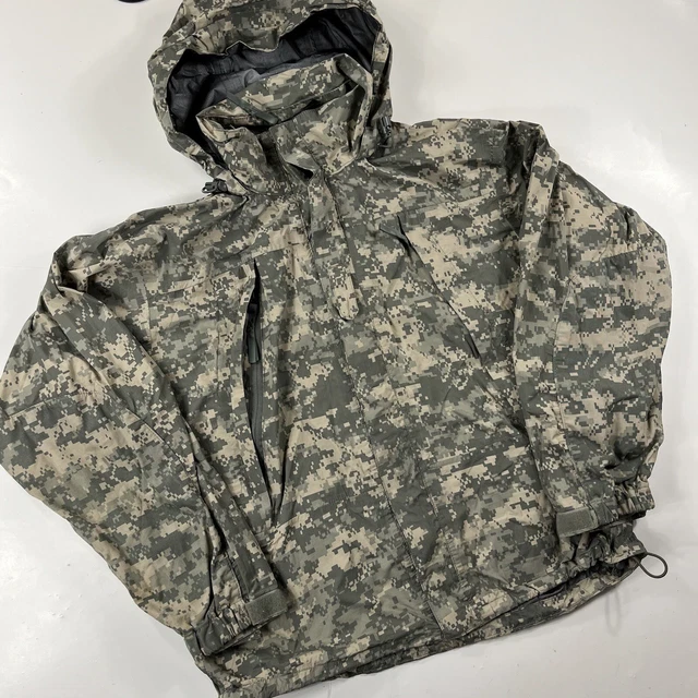 Army Jacket Small Tennier Gen III ECWCS L6 Gore-Tex Cold Wet Hood Digi Camo