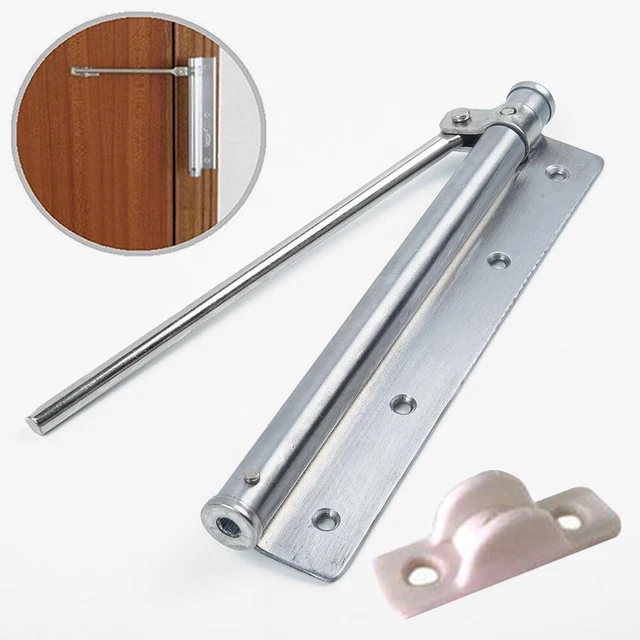 Fermeture de porte fonctionnelle en acier inoxydable pour portes gauche et droit