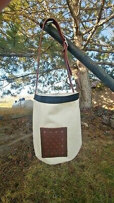 Horse feed bag/ Heavy Duck Canvas Full Horse Feed Bag/Made in U.S.A./horse tack