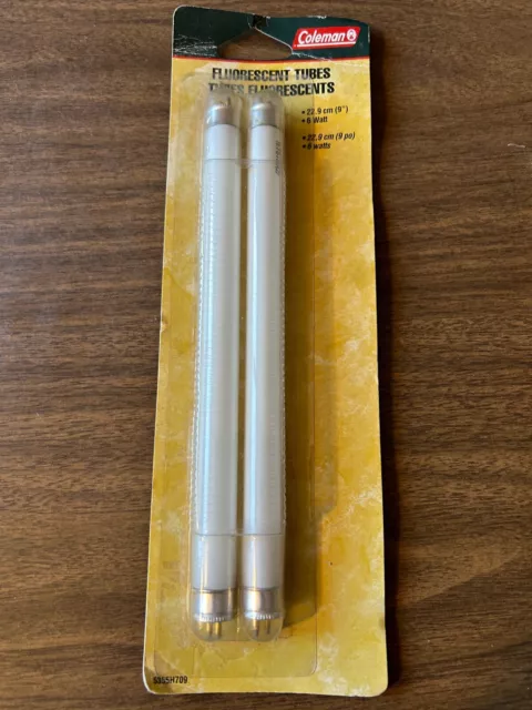 COLEMAN 5355H709 9 Replacement Fluorescent Tubes Lantern Lights 18.95 PicClick