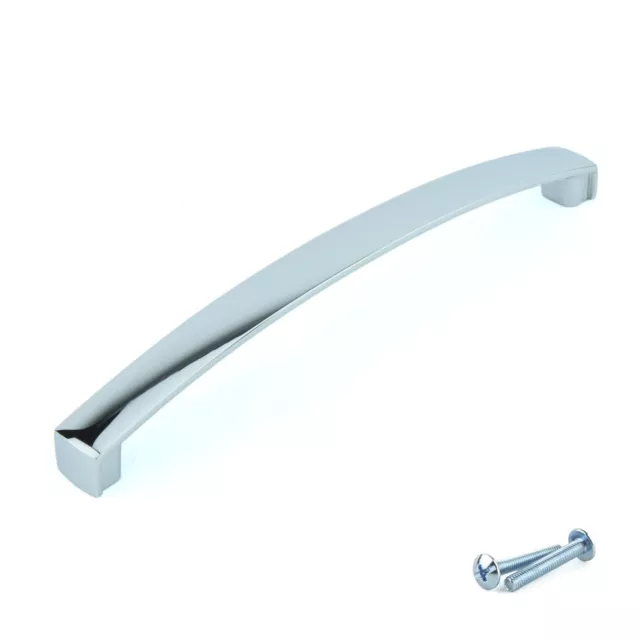 M4TEC Chrome Kitchen Cabinet Door Handles Cupboard Drawer Bedroom Furniture Pull