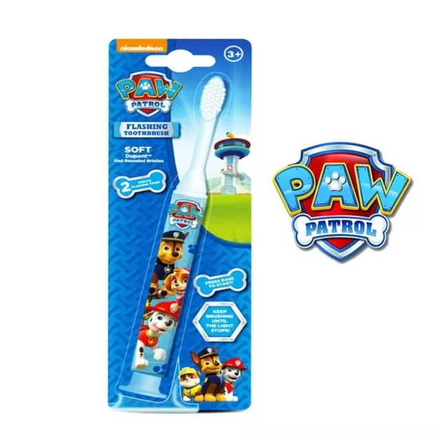 Kids   Flashing Tooth Brush Soft 2 Minutes Flashing Timer Paw Patrol