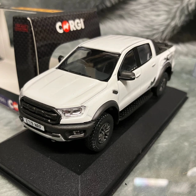Modèle Réduit Corgi VA15203 Ford Ranger Raptor X - Échelle 1:43 - Avant-gardes Blanches Gelées - Collection Adulte