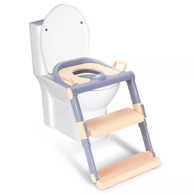 Toilettentrainer WC Sitz mit Treppe für 1-10 Toilettensitz Kinder Baby