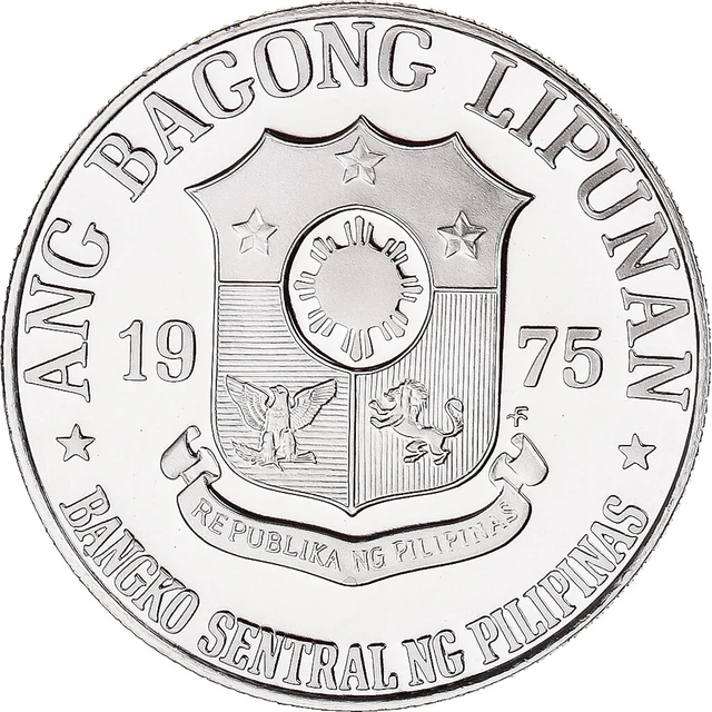 Coin, Philippines, The New Society, Piso, 1975, MS, Copper-nickel