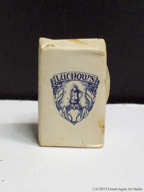 Vintage New York City Luchow's German Restaurant Sugar Cube Manhattan NYC NY Old