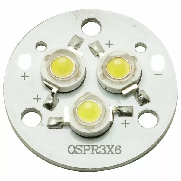 TruOpto OSPR3XM6-M5XZE1C1E 3x1 Puissance LED Module Blanc Chaud 270lm