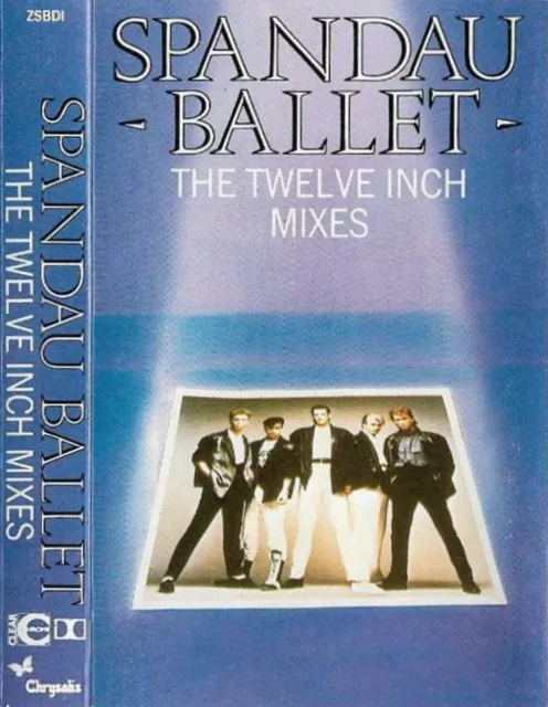 Spandau Ballet ‎The Twelve Inch Mixes CASSETTE ALBUM Electronci Synthpop NewWave