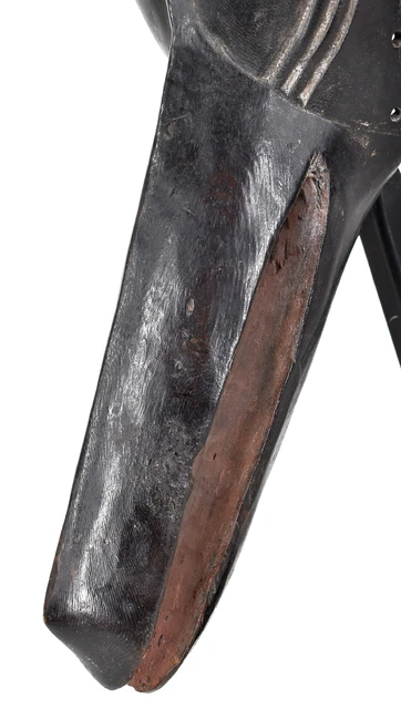 Dan Bird Mask with Beak Custom Stand Liberia African Art 3