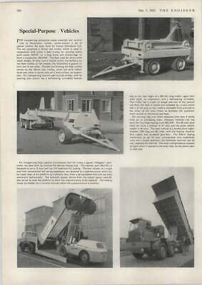 1962 Special Purpose Vehicles Cranes Atkinson Charles Pitt Barton Stacey 