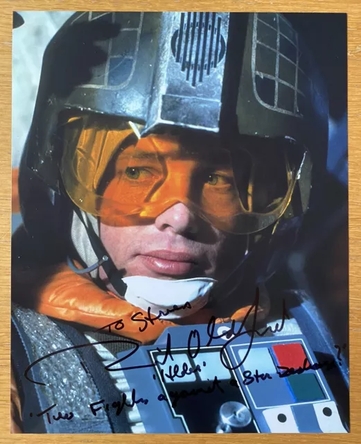 Hobbie - Richard Oldfield w Quote 8x10 Autograph from Star Wars Original Trilogy