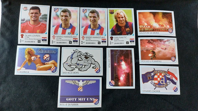 TOP 24 (Rafo) - Croatian players / Dinamo / Hajduk - 17 stickers